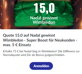 Wimbledon 2022 Super-Boost Sieg Nadal