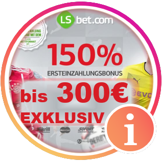 300€ Exklusiver LSBet Bonus