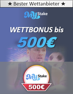 500€ Bonus MyStake