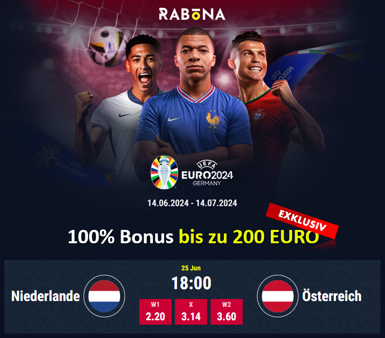 Niederlande gegen Österreich Freiwette EURO 2024