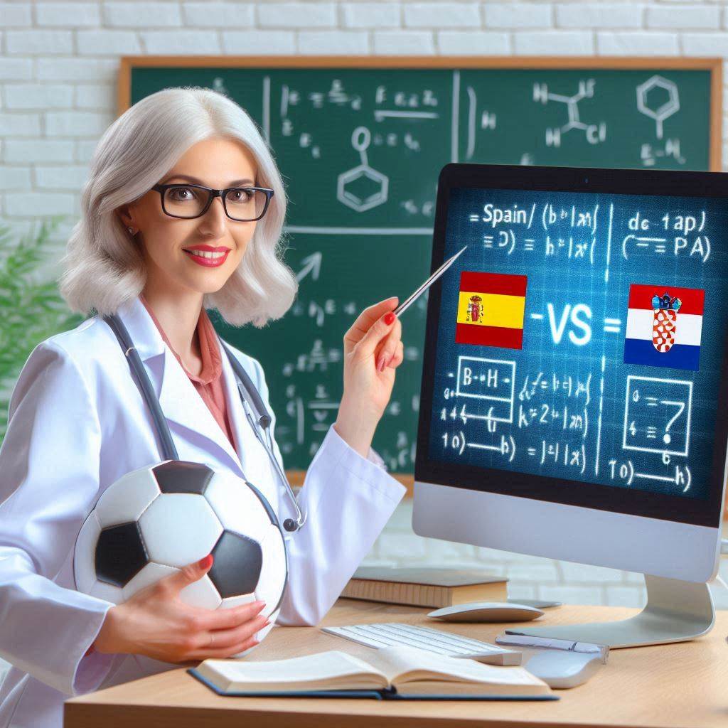 Mathematische Prognose Spanien gegen Kroatien