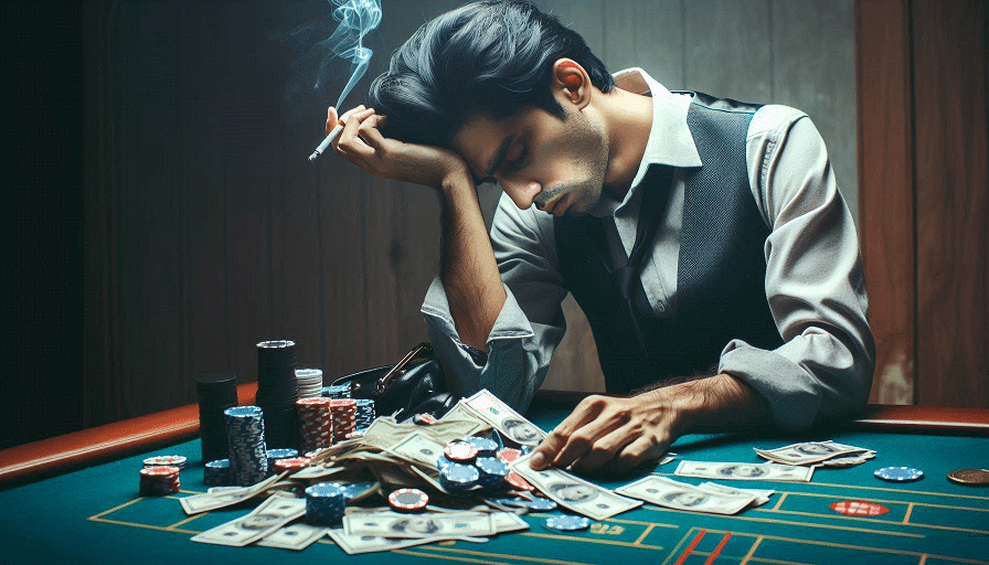 Teaserbild Kontrollverlust Sportwetten Casino