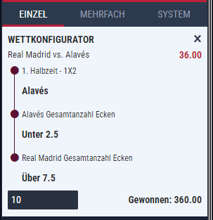 Ecken Strategie Beispiel Ecken Strategie Beispiel
