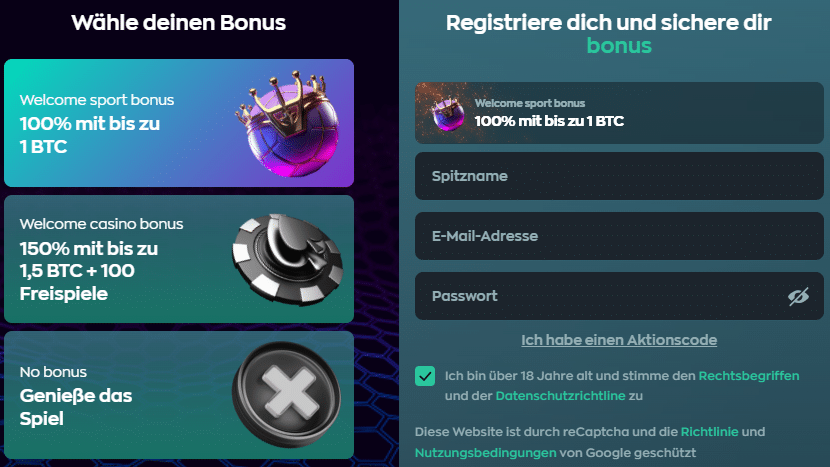 Beispielbild Vave Bonus Beispielbild Vave Bonus