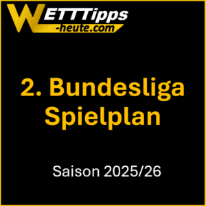 Der Spielplan der 2. Bundesliga im Überblick.