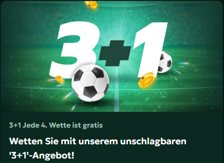 3+1 Gratiswette Sagaspins