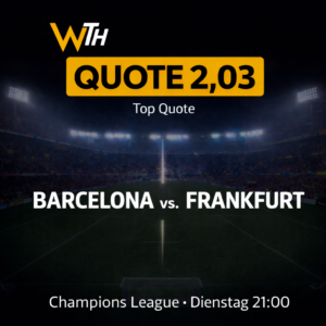 Barcelona Frankfurt 09.12.25 Tipp & Prognose