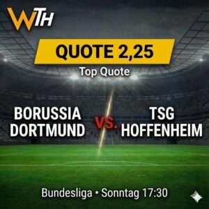 Dortmund vs. Hoffenheim 07.12.2025 Tipp & Prognose