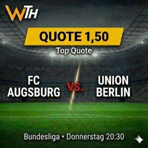 FC Augsburg vs. Union Berlin 15.01.2026 Tipp & Prognose