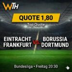 Eintracht Frankfurt vs. Borussia Dortmund 09.01.2026 Tipp & Prognose