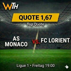 Monaco vs. Lorient 16.01.2026 Tipp & Prognose