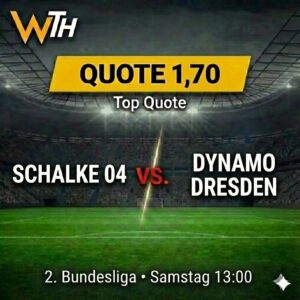 Schalke 04 vs. Dynamo Dresden 07.02.2026 Tipp & Prognose