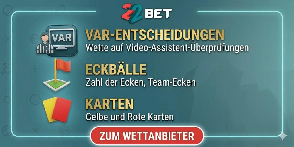 22Bet Wettmärkte WM 2026