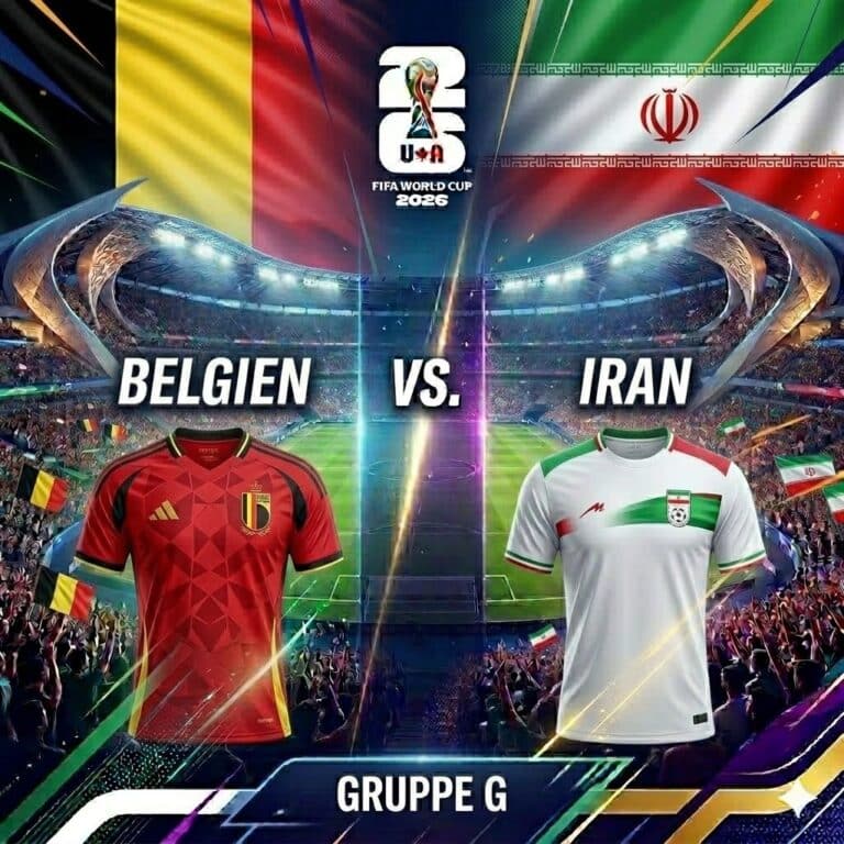 Übernimmt Belgien gegen Iran die Tabellenführung? WM Tipp & KI-Prognose