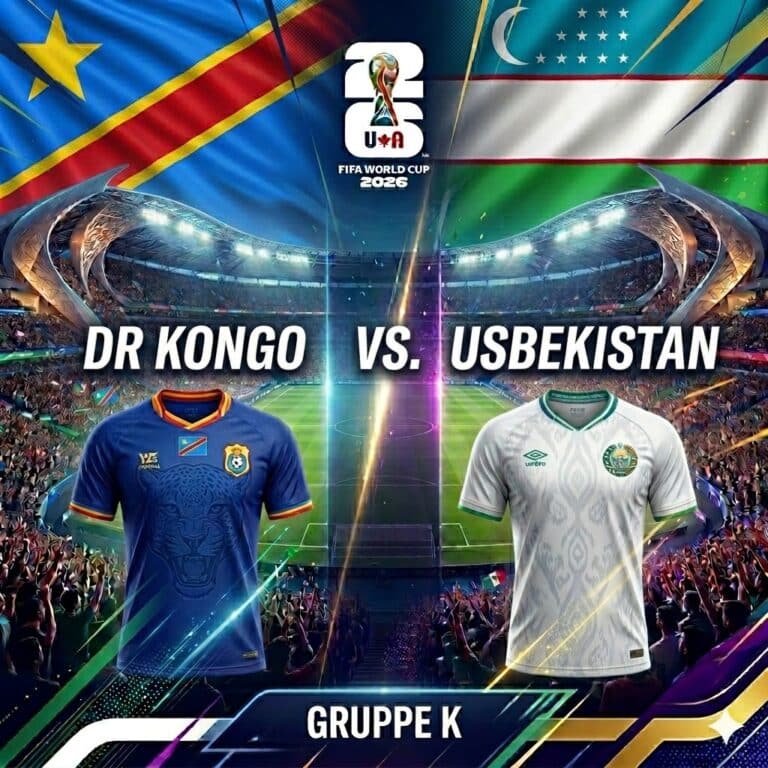 DR Kongo vs. Usbekistan Tipp, KI-Prognose & Quoten WM 2026