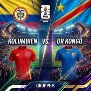 WM 2026 Prognose Kolumbien vs. DR Kongo 24.06.2026