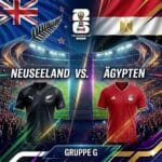 Vorschau zum WM 2026 Gruppenspiel Neuseeland vs. Ägypten