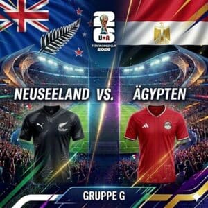 Vorschau zum WM 2026 Gruppenspiel Neuseeland vs. Ägypten