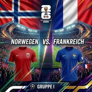 WM 2026 Prognose Norwegen vs. Frankreich 26.06.2026