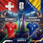 WM 2026 Prognose Schweiz vs. Bosnien-Herzegowina 18.06.2026