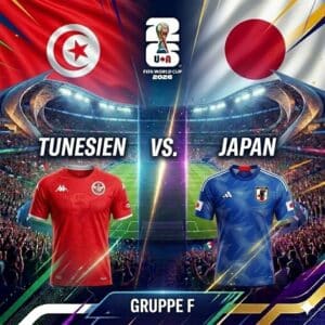 Vorschau zum WM 2026 Gruppenspiel Tunesien vs. Japan