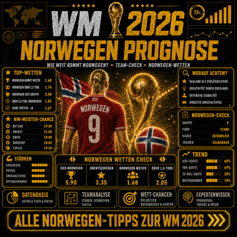 Wie weit schießt Haaland Norwegen? KI-Prognose & Langzeitwette