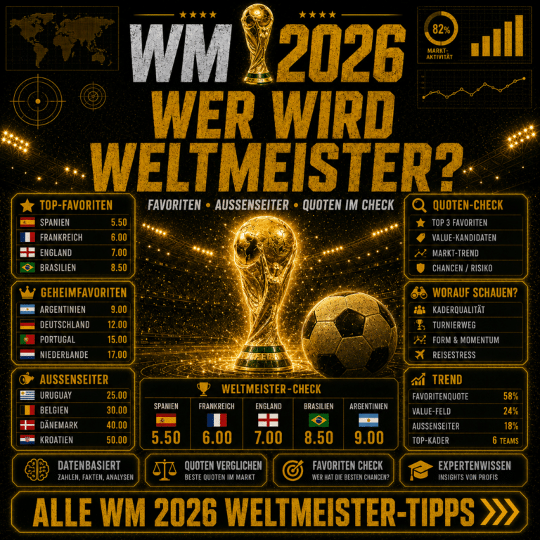 Wer wird Weltmeister 2026? KI-Analyse & Langzeitwette