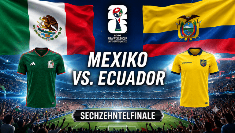 Mexiko vs. Ecuador Tipp, KI-Prognose & Quoten 01.07.2026