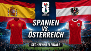 Spanien gegen Österreich Prognose im Sechzehntelfinale der WM 2026.