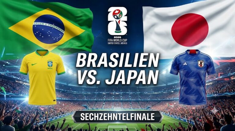 Brasilien vs. Japan Tipp, KI-Prognose & Quoten 29.06.2026