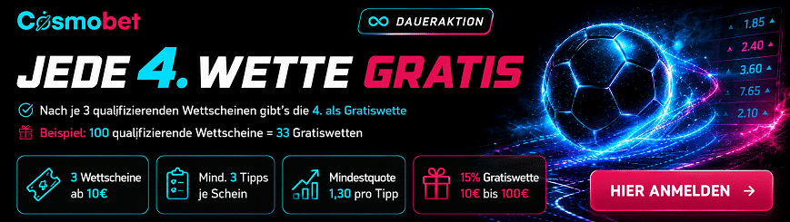 Bei Cosmobet Wetten