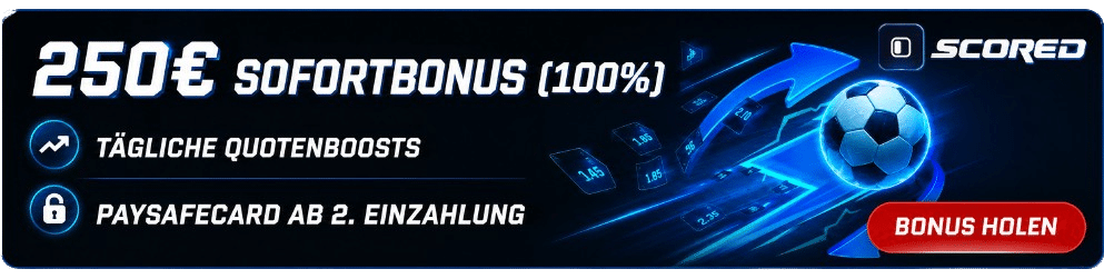 Bei Scored Wetten heute