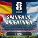 Grafik zum WM-Finale Spanien gegen Argentinien 2026