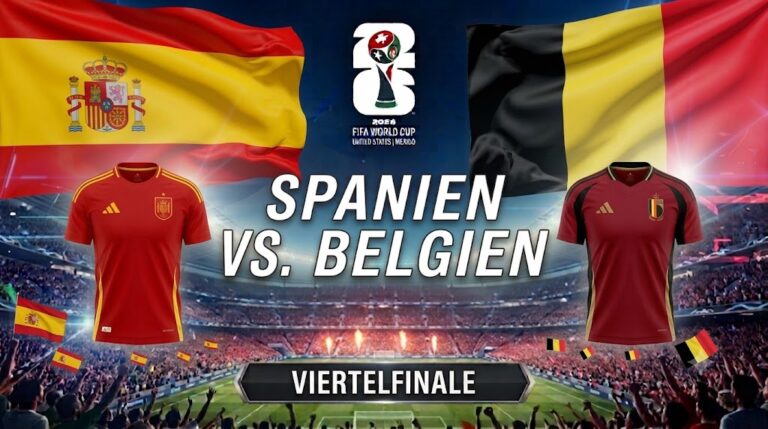 Spanien vs. Belgien Tipp, KI-Prognose & Quoten 10.07.2026
