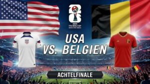 USA gegen Belgien Prognose im Achtelfinale der WM 2026.