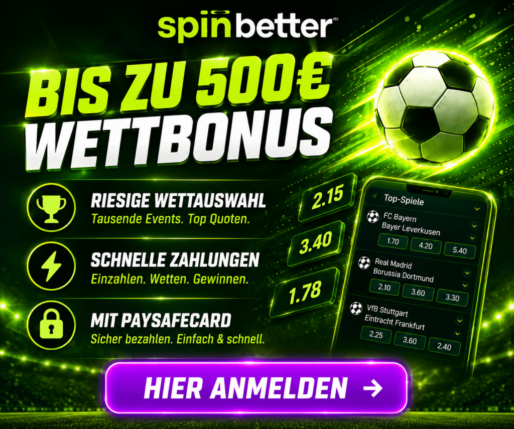 Bei Spinbetter wetten