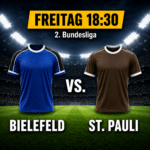 Arminia Bielefeld vs. FC St. Pauli – Wett-Tipp und Prognose zur 2. Liga am Freitag.