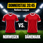 Teaserbild Norwegen vs. Dänemark 24.09.2026