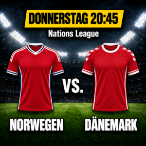 Norwegen vs Dänemark Tipp, Prognose & Quoten 24.09.2026