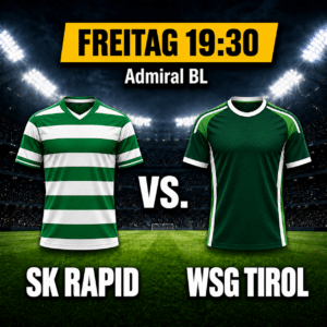 SK Rapid vs WSG Tirol Tipp, Prognose & Quoten 18.09.2026