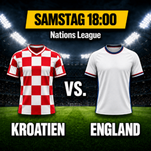 Kroatien vs England Tipp, Prognose & Quoten 03.10.2026
