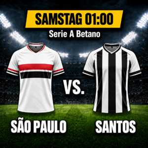 São Paulo vs Santos Tipp, Prognose & Quoten 03.10.2026